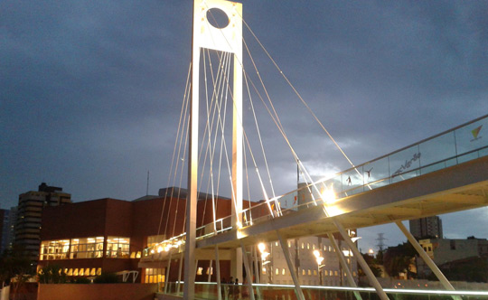 Foto da ponte do Sesc