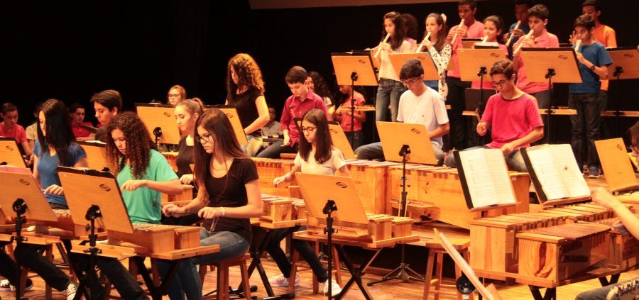 Orquestra Orff da FUNDEC foto Teófilo Negrão e1543930961783
