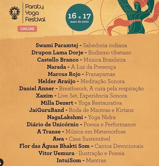 Paraty Yoga Festival Cultural Agenda Sorocaba