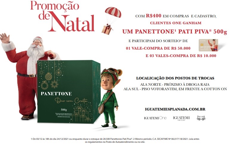 Iguatemi Esplanada lança sua promoção de Natal Iguatemi Esplanada Natal 2021