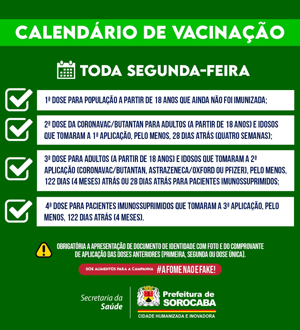 noticias.sorocaba.sp .gov .br sorocaba inicia vacinacao da 4a dose contra a covid 19 em pessoas imunossuprimidas a partir desta quinta feira 13 2