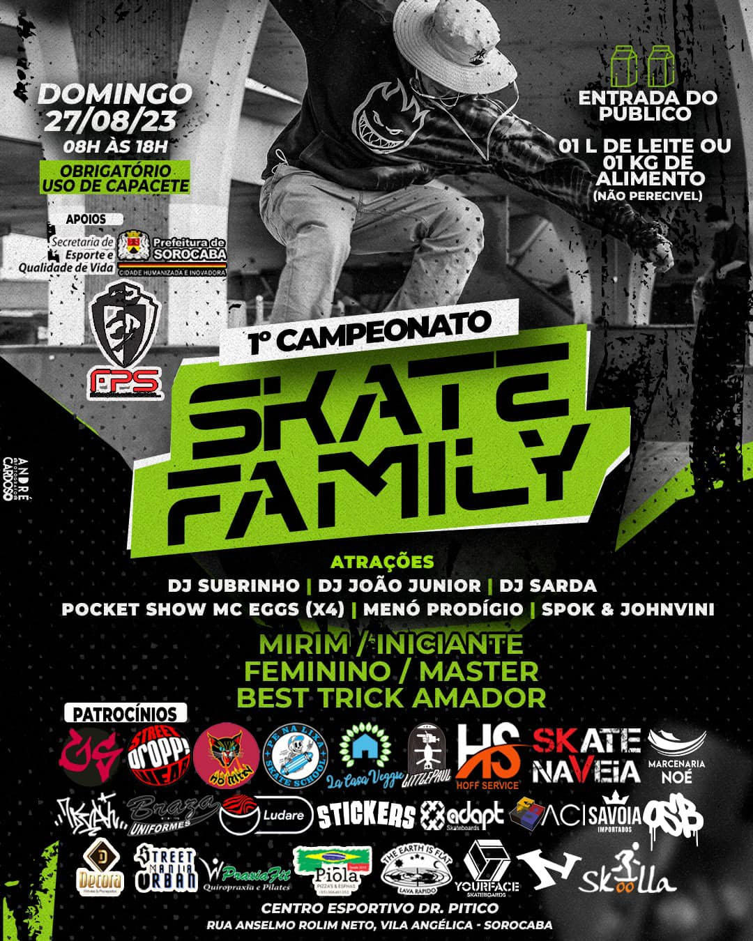 1º Campeonato Skate Family skate family
