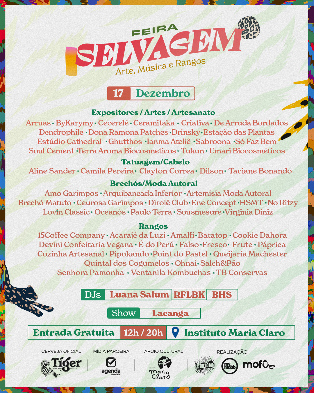 Feira Selvagem cartaz feira selvagem dezembro 2023