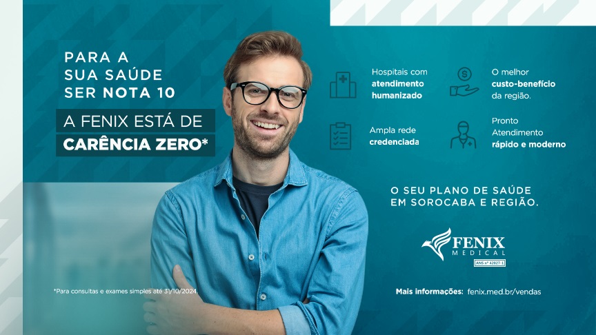 Carência zero: Fenix Medical lança nova campanha para Sorocaba e região fenix medical banner