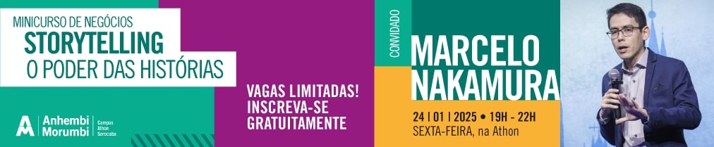 Inscrições abertas para os Minicursos de Férias gratuitos da Anhembi Morumbi | Campus Athon Sorocaba STORYTELLING