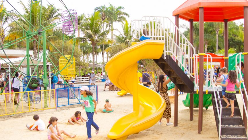 Parque Maeda oferece estrutura e lazer para famílias com bebês e crianças pequenas Maeda 1