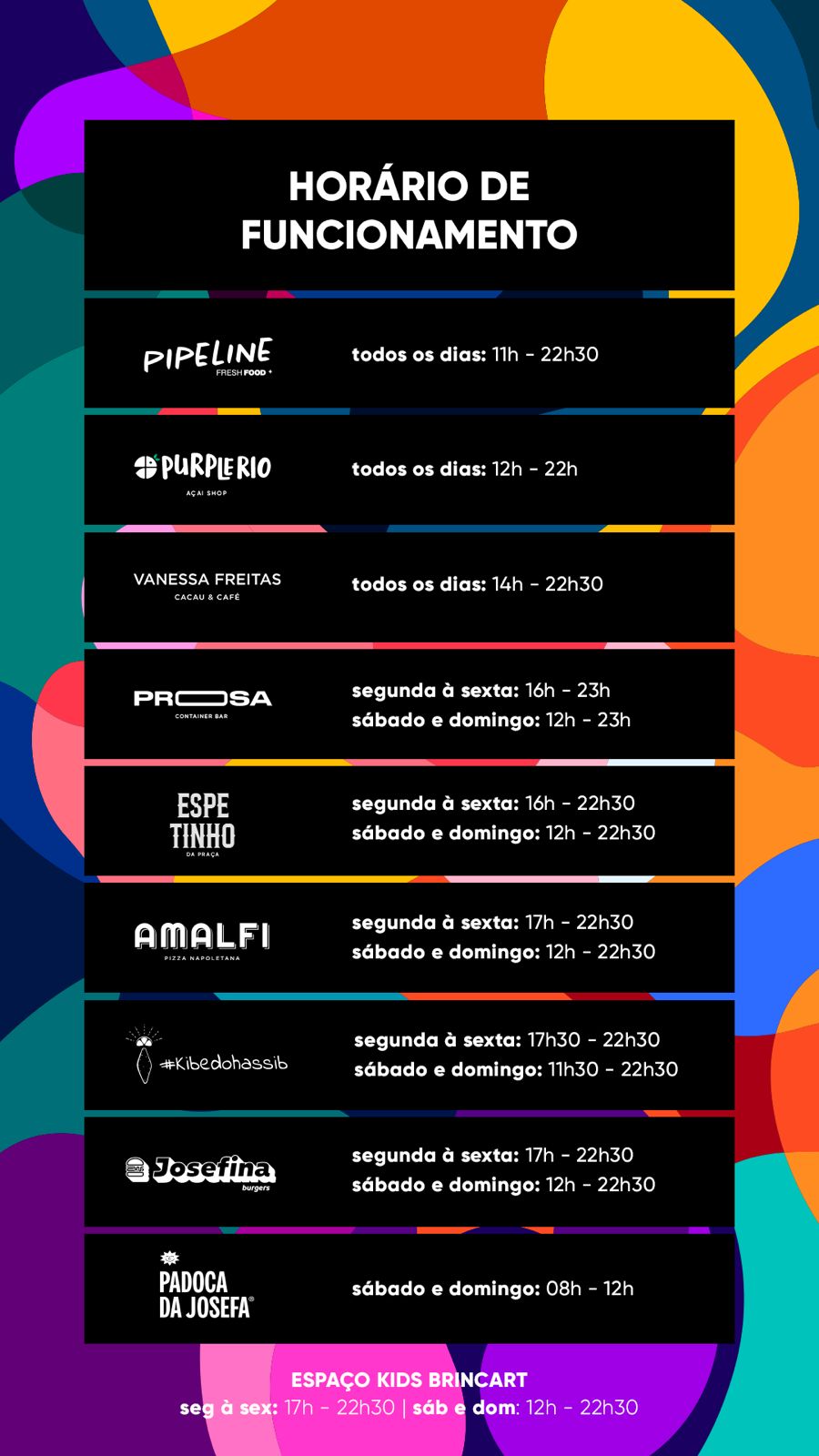 horarios napraca