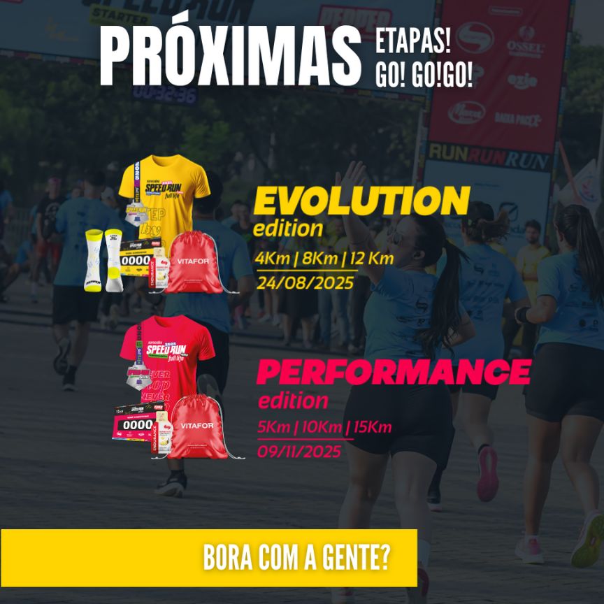 Corrida de Rua: Sorocaba Speed Run 2025 tem inscrições abertas para próximas etapas Sorocaba Speed Run 1