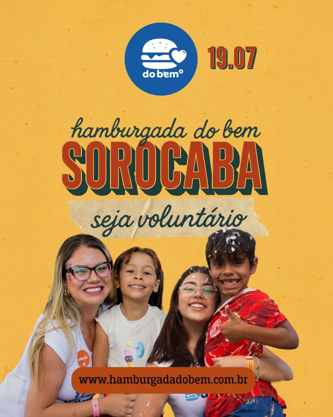 Projeto social "Hamburgada do Bem" abre inscrições para voluntários hamburgada do bem