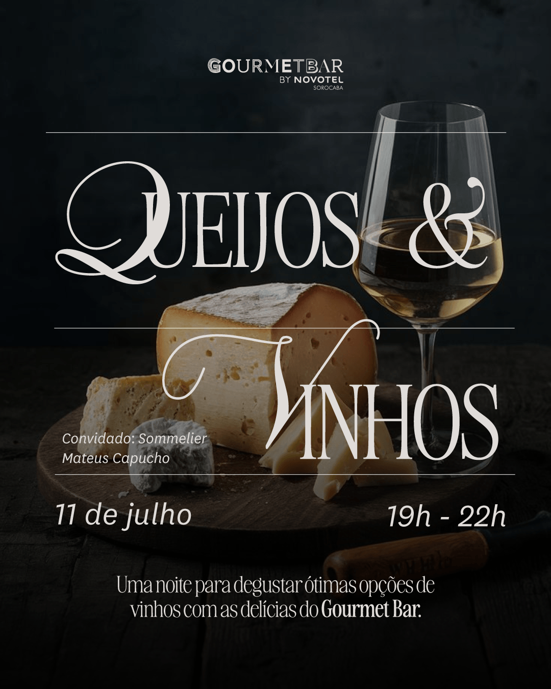 Queijos & Vinhos queijos e vinhos novotel