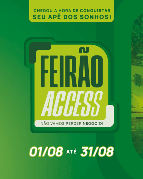 Access realiza feirão de apartamentos durante o mês de agosto em Sorocaba 5