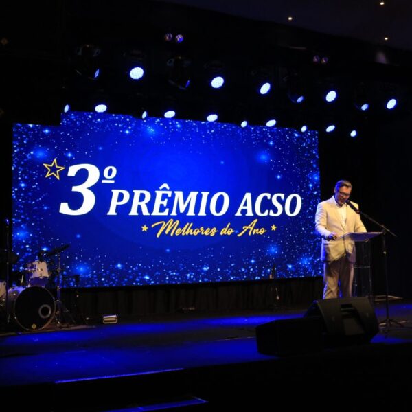 Jantar do 3º Prêmio Melhores do Ano consagra empresas e apresenta "nova" marca da ACSO premio acso 5