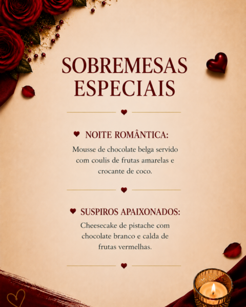 sobremesas dia dos namorados novotel