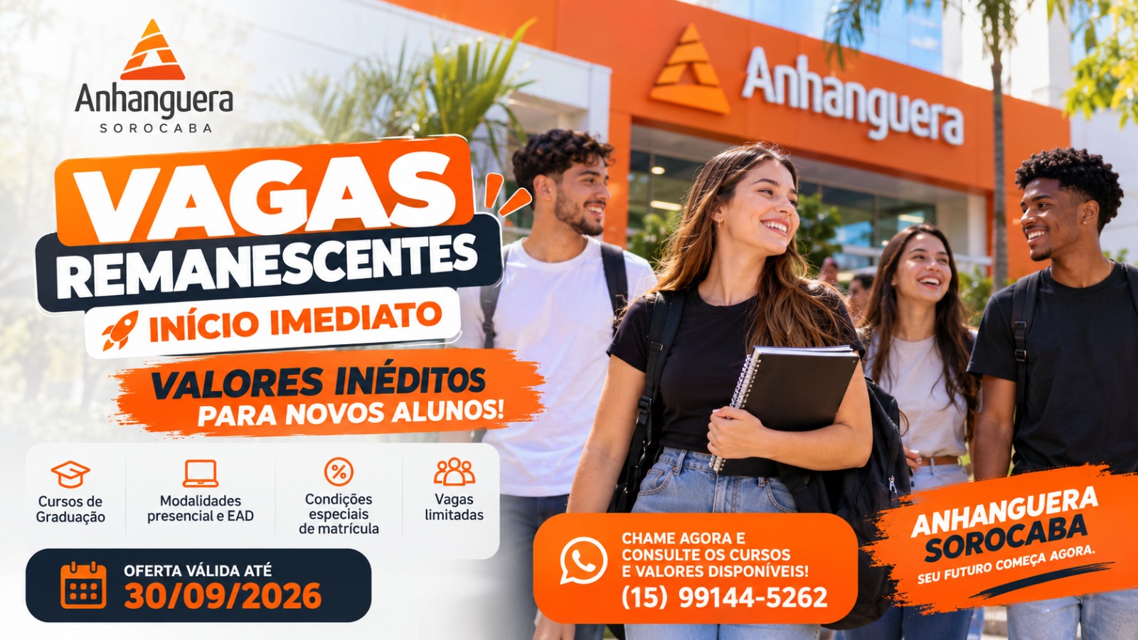 anhanguera vagas remanescentes banner interna